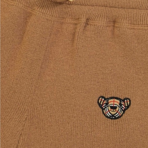 Burberry Kids Cashmere Bear Joggers Sweatpants NWT SIZE 3Y - Picture 2 of 3